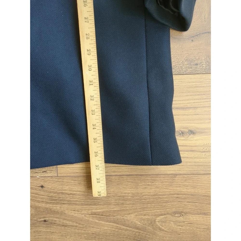 Theory Mens M Belvin Urban Melton‎ Navy Blue Wool Cashmere Blend Coat